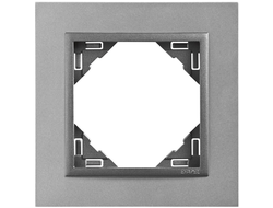 Efapel 90910 TAS, Рамка анимато, 1 пост, алюминий/серый