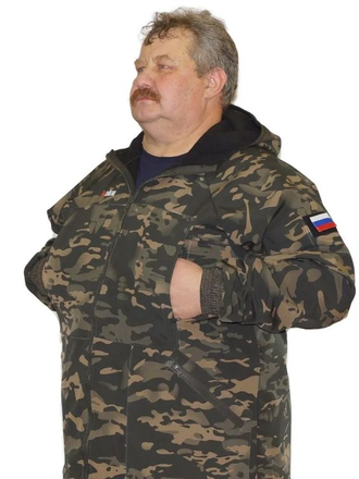 Костюм гигант демисезонный камуфляжный из ткани премиальной ткани софтшелл (размеры 80-82, 84-86)-3