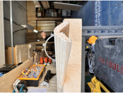 Угол деревянный 20х20 мм (3 метра)