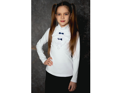 В-1902 Водолазка с кружевом длинный рукав