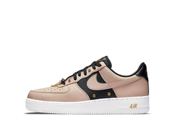 Кроссовки Nike Air Force 1 '07 PRM Particle Beige бежево-черные