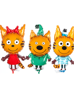 Шар 36 см Мини-фигура, Три кота