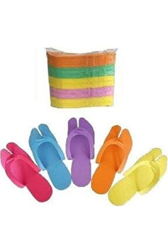 ერთჯერადი პედიკურის ჩუსტები  და თითების გამყოფი ღრუბელი პედიკურისთვის 50 წყვილი