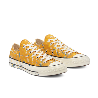 Кеды Converse Chuck 70 Paint Splatter Low Top желтые