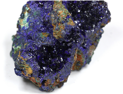 Азурит, Малахит, Азуромалахит, коллекционный образец, Китай (45*36*35 мм, 56 г) №25646