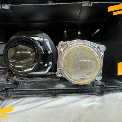 Светодиодные билед линзы для КамАЗ- 4308, 6511, 6520 ЕВРО-3 Aozoom Truck Trailer 24 вольта, версия фар №2