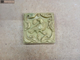 Декор-изразец к плитке под кирпич Kamastone Сказка 11327, комплект 16шт с золотом