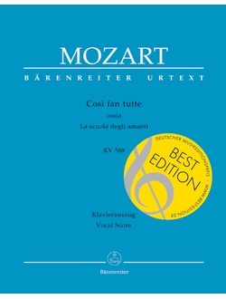 Mozart, Wolfgang Amadeus Cos? fan tutte ossia La scuola degli amanti K. 588