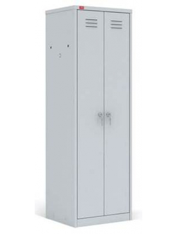 Двухсекционный металлический шкаф для одежды ШРМ-АК/800
