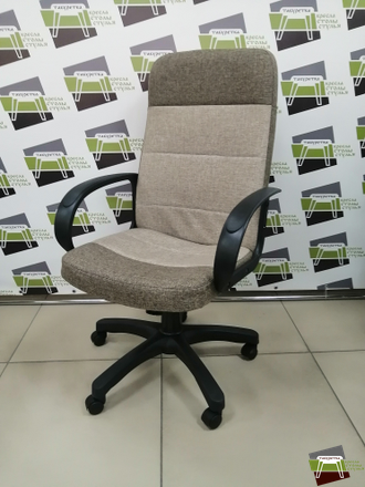 Кресло КР58 ТГ ПЛАСТ К31 (ткань Крафт светло-серая)/К32 (ткань Крафт темно-серая)