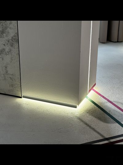 Теневой плинтус скрытого монтажа Pro Design 7209 Анодированный