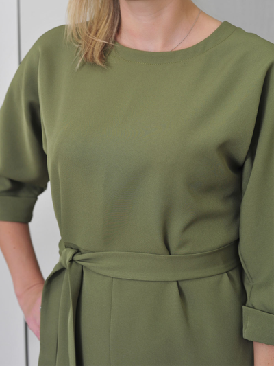 Платье 622-0823 олива