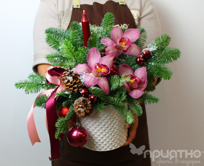 Новогодняя композиция № 1150