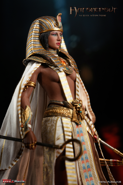 Египетская царица Хатшепсут (в белом)  - Коллекционная ФИГУРКА 1/6 scale Hatshepsut (PL2023-212B) - TBLeague