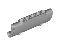 Technic, Panel Curved 7 x 3 with 2 Pin Holes through Panel Surface, Light Bluish Gray (24119 / 6257136)