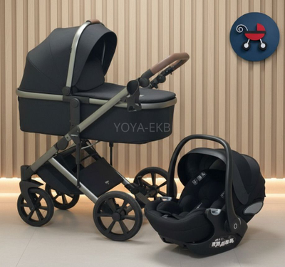 Детская коляска 3 в 1 Luxmom 710 Черный