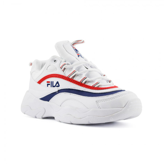 Кроссовки Fila Ray Бело-красно-синие Tricolor (36-40)