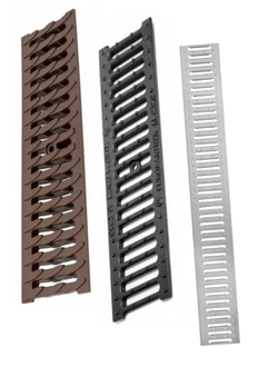 Решетки для лотков h-60, 80, 100, 150, 200 мм