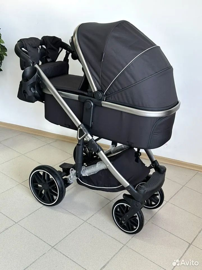 Детская коляска 3 в 1 Luxmom F2A Черный