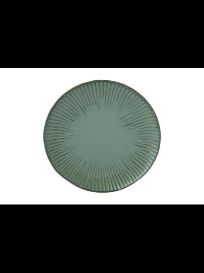 Тарелка закусочная Gallery (зелёная), 19 см