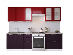 Кухонный гарнитур Равенна Вива со столешницей 2,6м (40/80)