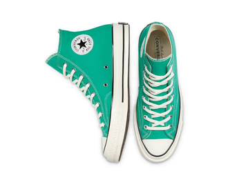 Кеды Converse Chuck 70 Hi Court Green Egret Black зеленые высокие