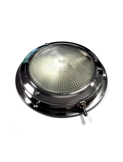 Светильник светодиодный Cim 3411-0114 127 мм 12В 15Вт серебристый прозрачное стекло корпус из стали