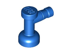 Tap 1 x 1 without Hole in Nozzle End, Blue (4599b / 459923)