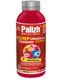 КОЛЕРОВОЧНАЯ ПАСТА 100 МЛ   ТЕМНО-КРАСНЫЙ № 7