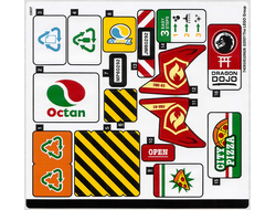 Sticker Sheet for Set 60292 - 74093/6329626, n/a (60292stk01)