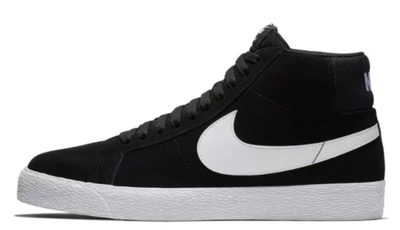 Nike Blazer Mid (Черные с белым)