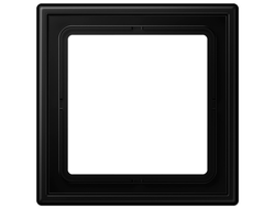 Рамка 1 пост, черный матовый - LS990 - Jung LS981SWM