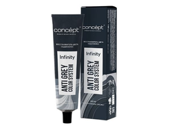 Concept INFINITY Восстановитель цвета седых волос с пептидами, 100 мл