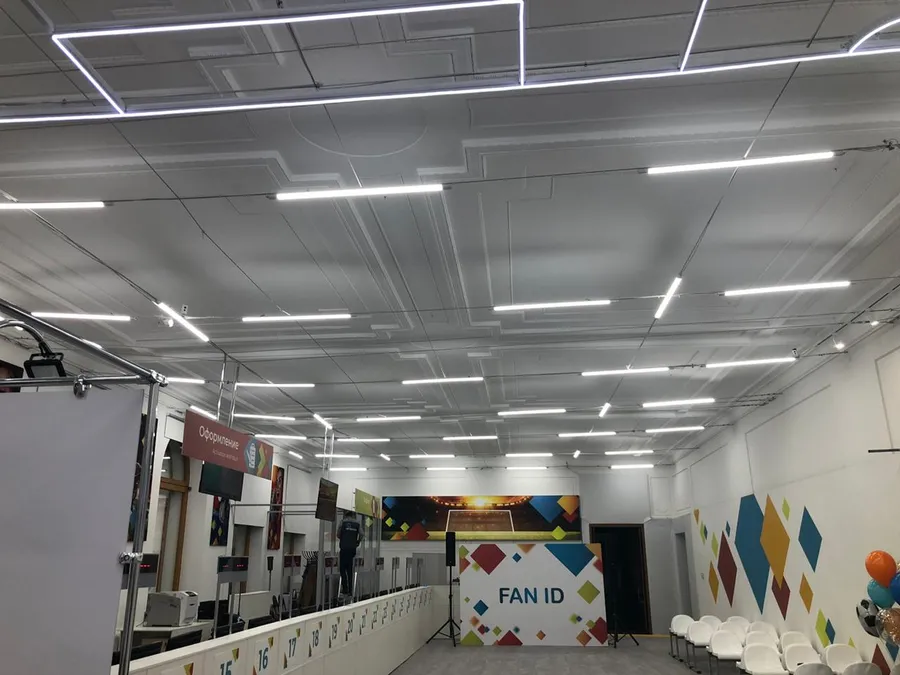 Освещение  центра FanID  в г.Санкт-Петербург