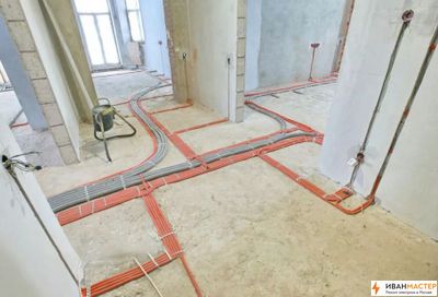 Разводка электрики в квартире в Москве и МО ИВАНМАСТЕР
