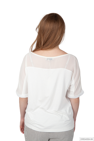 Блузка белая Linea Cinque 25/33806