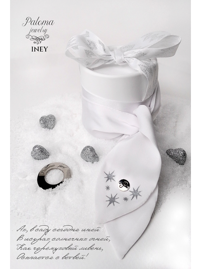 Шарф шелковый INEY Collection