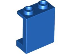 Panel 1 x 2 x 2 with Side Supports - Hollow Studs, Blue (87552 / 4586548)