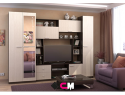 Гостиная МАРТА-М (Стендмебель) Венге/Дуб Белфорт