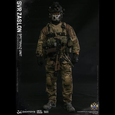 Российский спецназ СВР "Заслон" в Сирии (лимитированная версия) - КОЛЛЕКЦИОННАЯ ФИГУРКА 1/6 RUSSIAN SVR ZASLON IN DAMASCUS LIMITED VERSION (78093F) - DAMTOYS