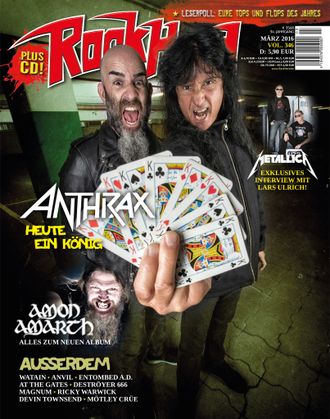 ROCK HARD Magazine March 2016 Anthrax Cover ИНОСТРАННЫЕ МУЗЫКАЛЬНЫЕ ЖУРНАЛЫ