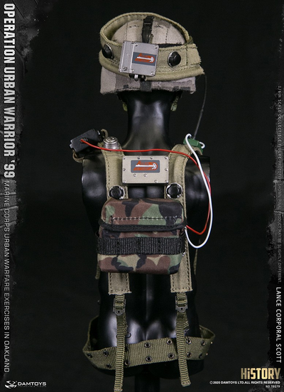 Американский морпех - младший капрал Скотт - ФИГУРКА 1/6 scale Operation Urban Warrior ‘99 - Marine Corps urban warfare exercises in Oakland “Lance corporal Scott” (78079) - DAMTOYS