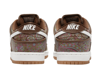 Nike SB Dunk Low Pro Paisley Brown сзади