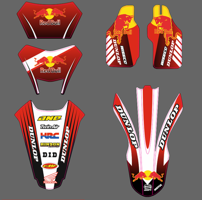 Наклейки на Honda XR 250 1999 2000 2001 2002 2003 2004 2005 2006 2007 #1251