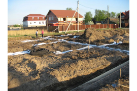 Дренаж участка ранней весной