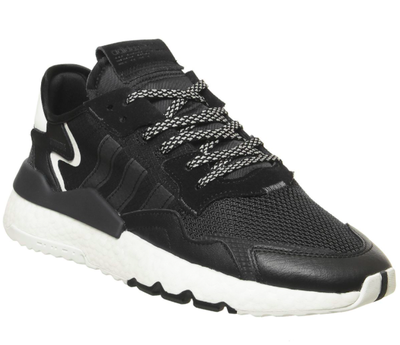 Adidas Originals Nite Jogger (черные с белым)