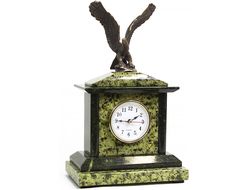 Часы интерьерные из змеевика