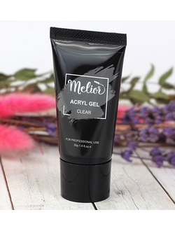 Акригель Acryl Gel Melior прозрачный, 30 гр.