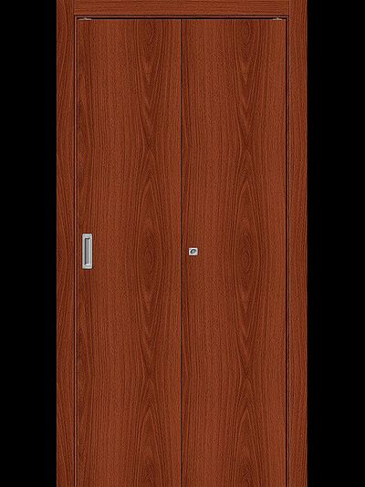 Дверь складная ГОСТ-0 Л-12 орех итальянский