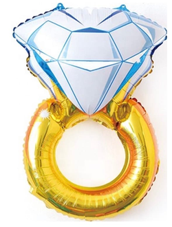 Шар, Кольцо с бриллиантом,  97 см